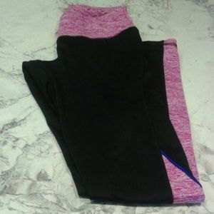Fleece lined yoga pants